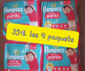 Pampers taille 7 pants