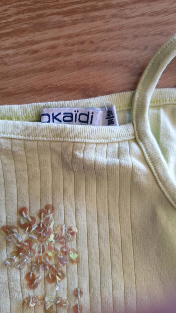 robe 2 ans okaidi vert anis - photo numéro 2