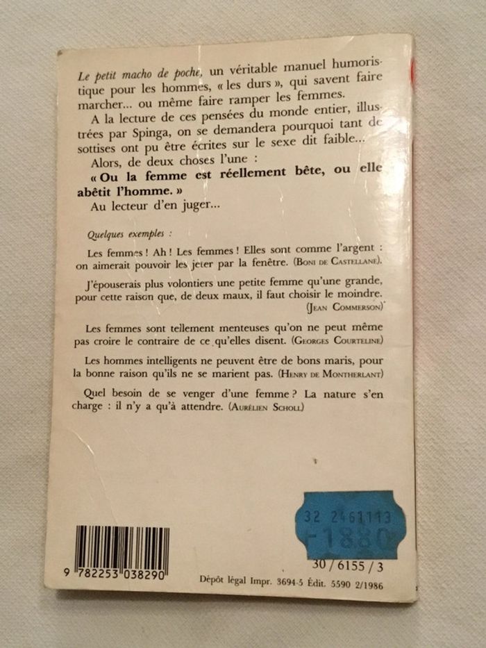 Le petit macho de poche - photo numéro 2