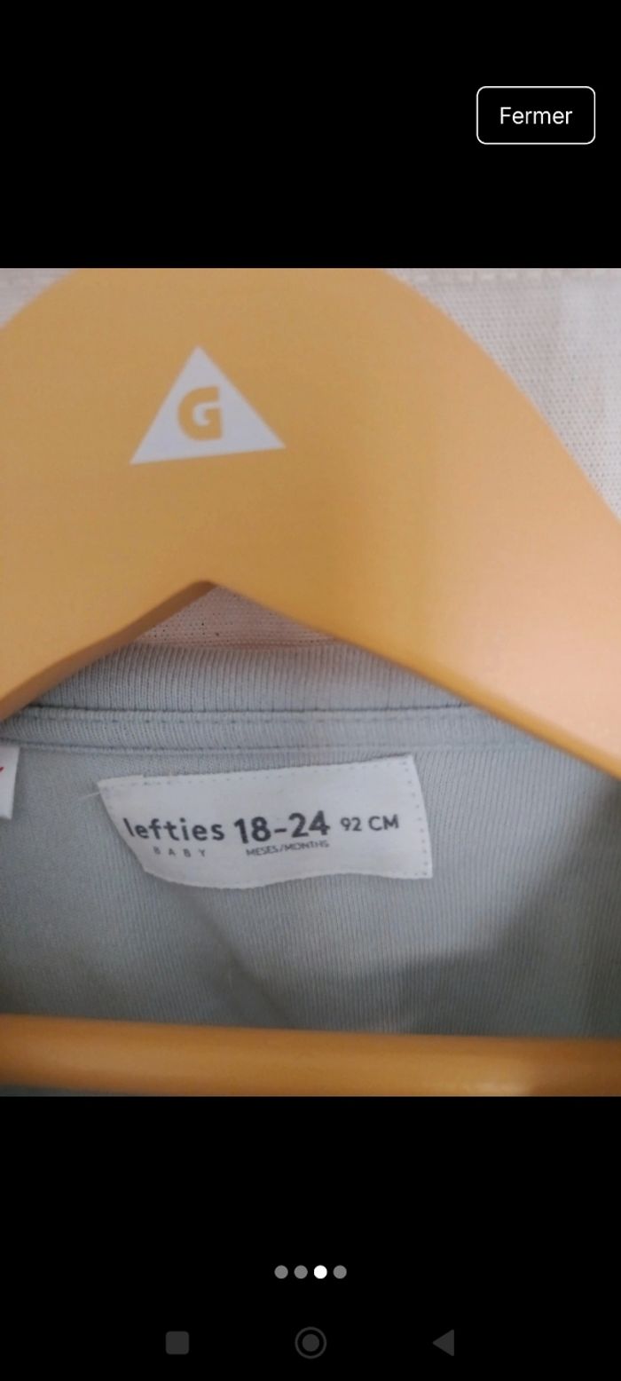 Pyjama 2 pièces lefties 18 mois - photo numéro 3