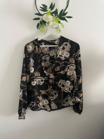 🌸blouse manches longues noir blooshop taille 36🌸