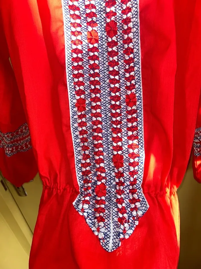 Tunique blouse vintage seventies - photo numéro 3