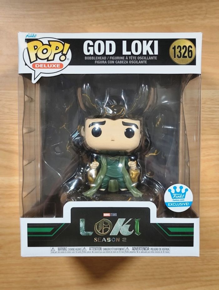 Funko Pop Deluxe Marvel - God Loki n°1326 (Loki Season 2)