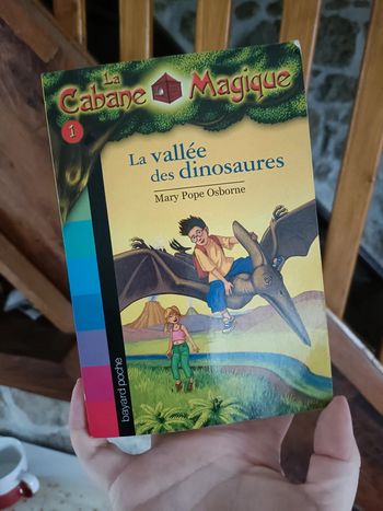 Livre la vallée des dinosaures cabane magique