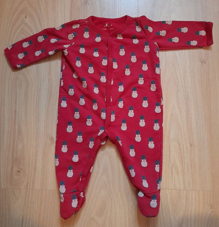 Pyjama bonhomme de neige taille 6 mois