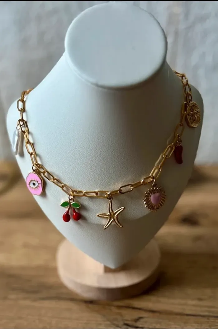 Collier à breloque œil - photo numéro 5
