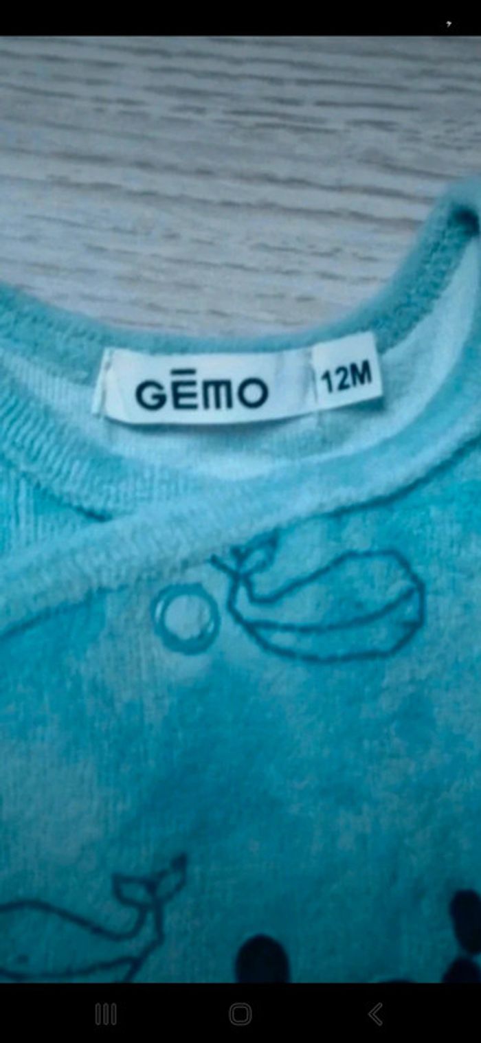 Lot de pyjamas ouverture avant Gémo 12mois 👻 - photo numéro 2