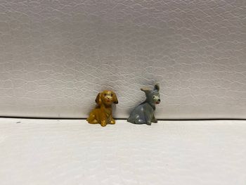 Figurine rare scamp et constance la belle et le clochard 