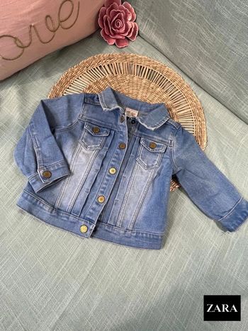 Veste en jean 9-12 mois 80 cm Zara