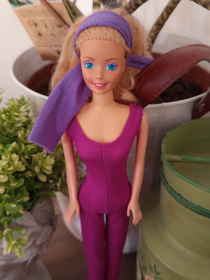 Barbie vintage tenue combi violette Super Dance 1982 - photo numéro 5