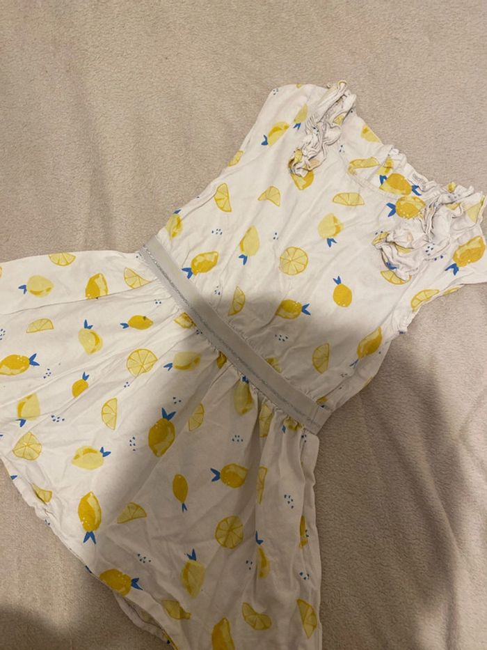 Robe citron taille 6 ans