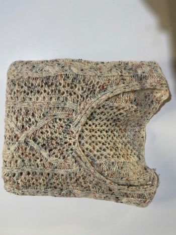 Pull  écru multicolore taille unique