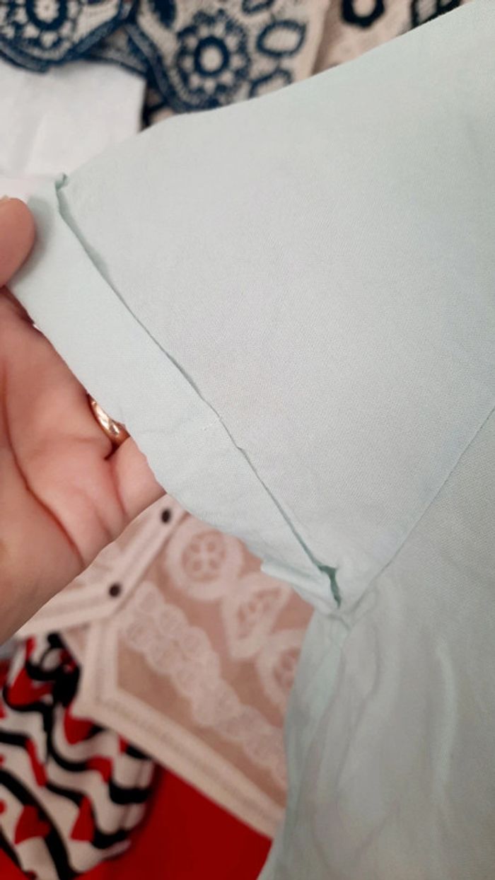 Tee-shirt femme Camaïeu vert d'eau 38 #lora11femme38 - photo numéro 3