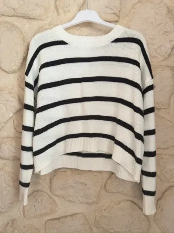 Pull marinière Shein - Taille XS