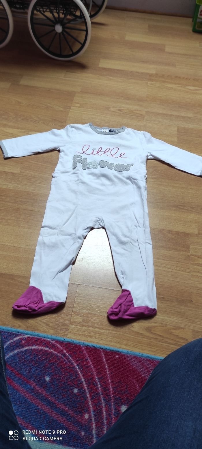 Lot 2 grenouillères légère Tissaia 18 mois - photo numéro 5