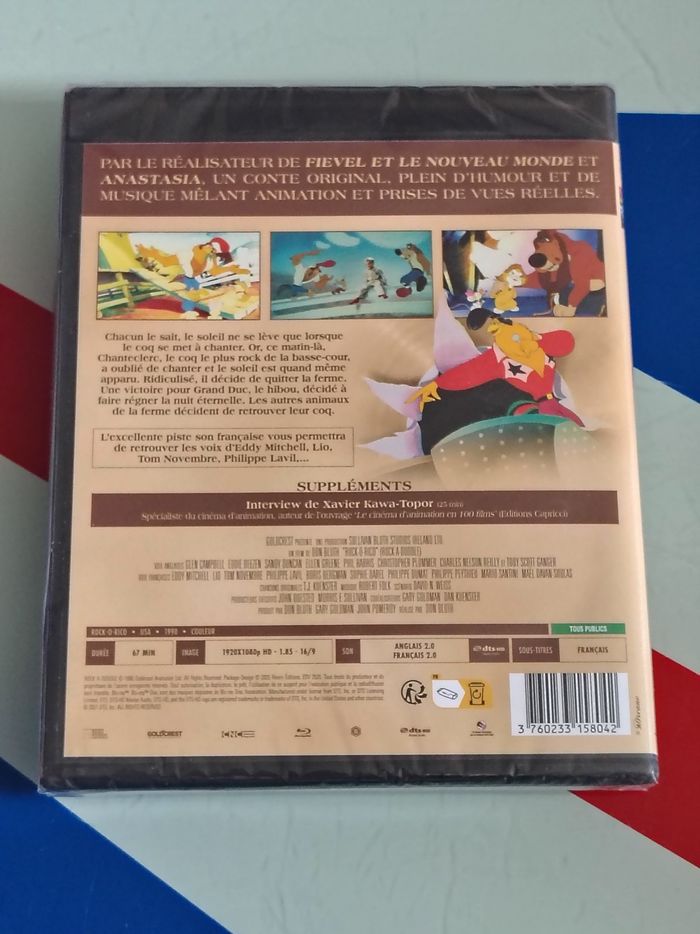 Blu Ray Rock'O'Rico (Don Bluth, Animation, Culte) - photo numéro 2