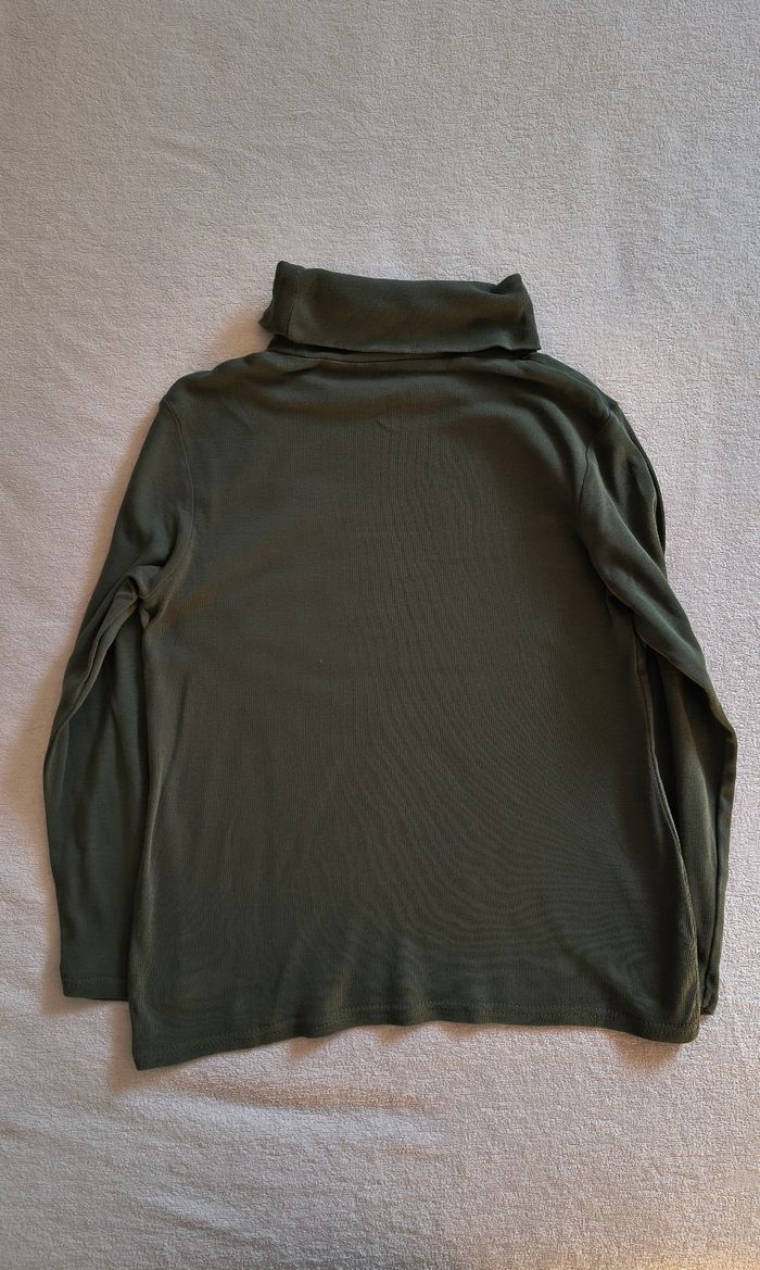 💚 Sous-pull kaki uni (10 ans) 💚 - photo numéro 4