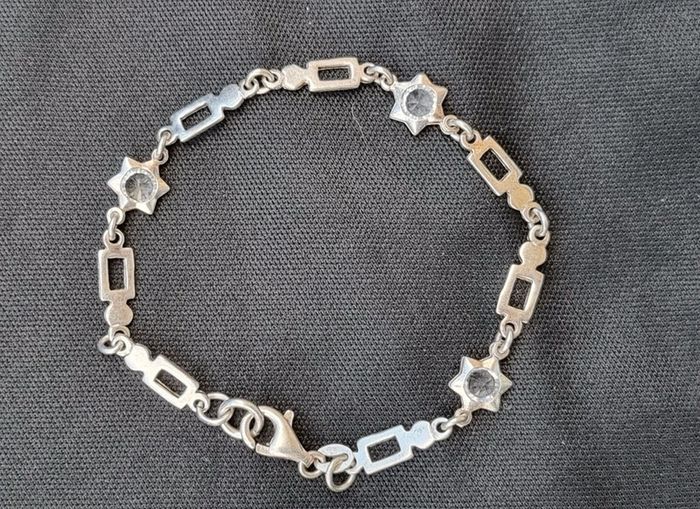 Bracelet argent étoiles