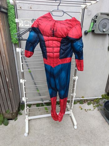 Déguisement Spider-Man avec muscle taille l 10 ans