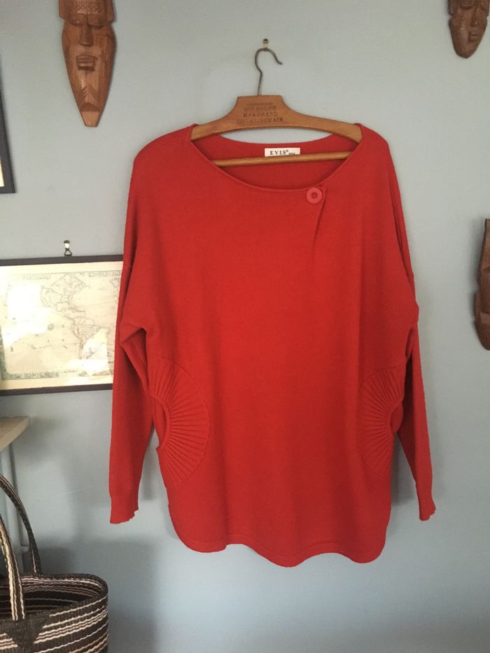 Pull EVIS  long Rouge T S/M