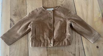 🤎 Veste en daim marron – 24 mois – Tape à l'oeil 🧸