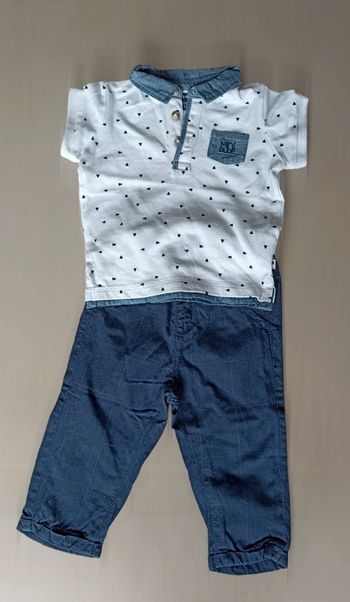 Ensemble 12 mois garçon Kiabi mini dude