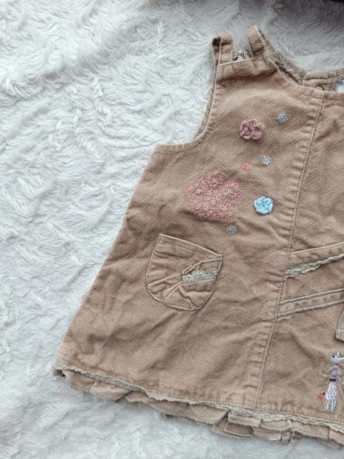 Robe style velours Fille 1 mois Kiabi 100% coton - photo numéro 3