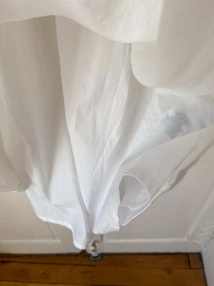 Robe en lin et dentelle blanc cassé Cyrillus 14 ans - photo numéro 6