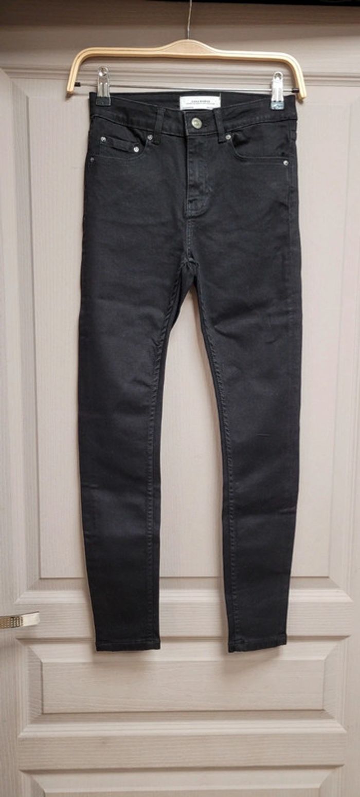 Jean slim Dark Black Zara premium