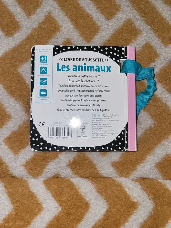 Les animaux - Livre poussette - Livre bébé éveil - photo numéro 2