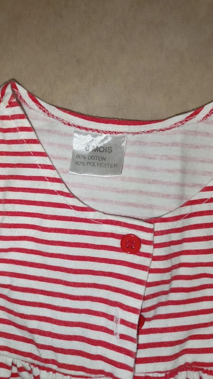 Jolie robe été taille 6 mois marque aucune - photo numéro 3