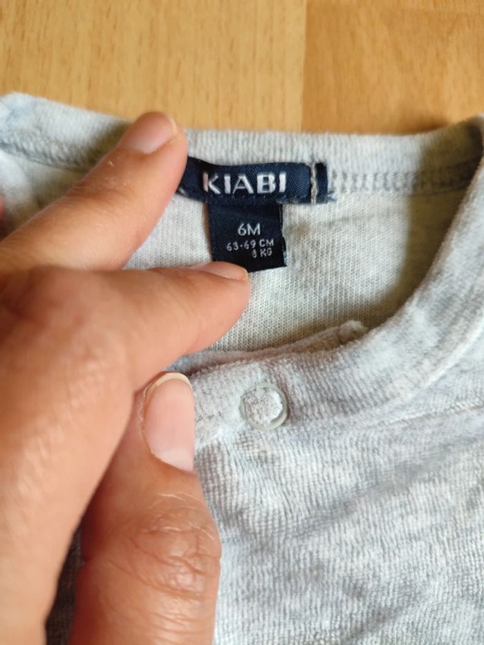 Lot 2 pyjamas 2 pièces chaud Kiabi et mi-saison OBAÏBI en 6M - photo numéro 7