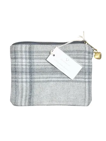 Porte-monnaie gris Vestopazzo - 16.5 x 13 cm Neuf