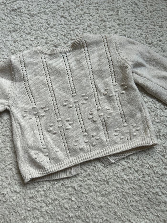 Gilet écru - photo numéro 3