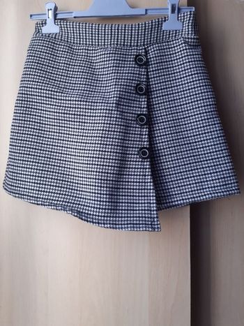 Jupe-short noir et blanc