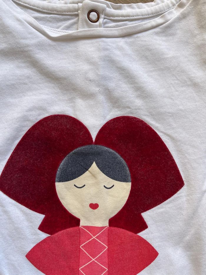 Tee-shirts blancs Jacadi 8 ans - photo numéro 3