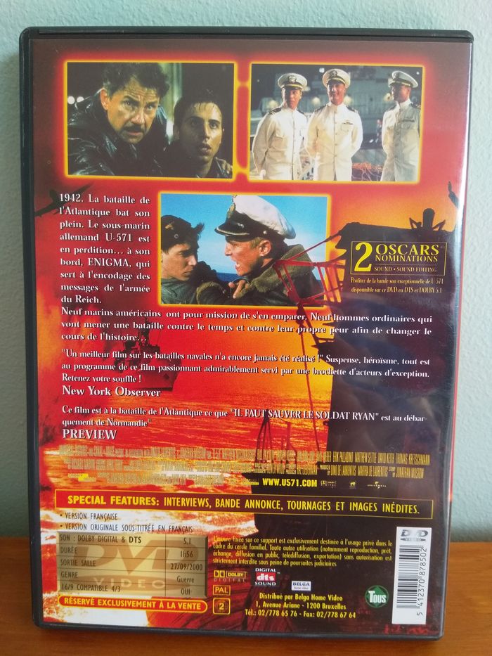U571 ( dvd ) - photo numéro 2