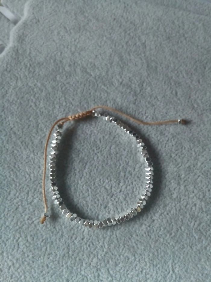 Bracelet coton et métal - photo numéro 2