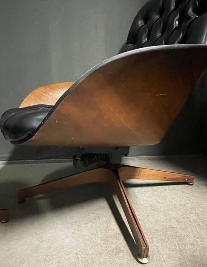 Chaise et Pouf Plycraft "Mr. Chair et Ottoman" - photo numéro 10