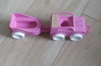 Camion et remorque en bois et plastique (78)