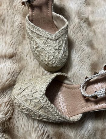 Sandale haut en maille