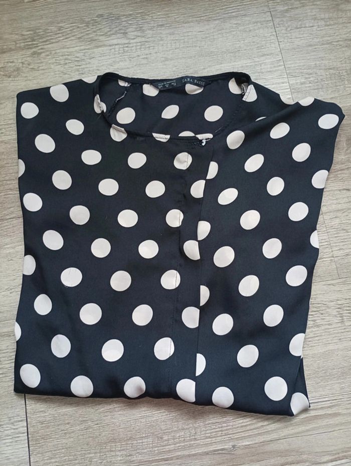 Chemise zippée Zara Basic Taille M
