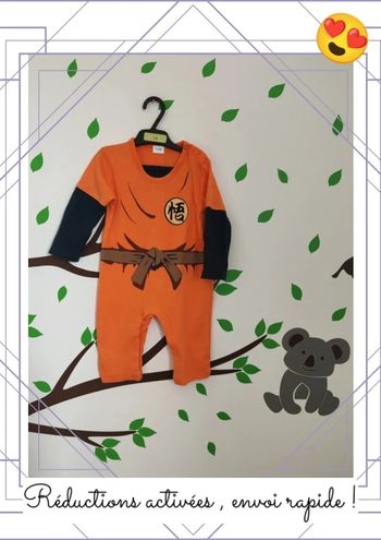 Tenue bébé manga 6-9 mois