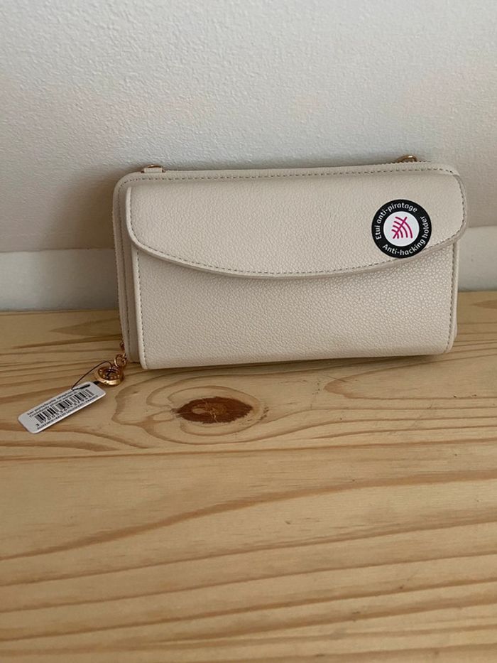 Sac bandoulière beige