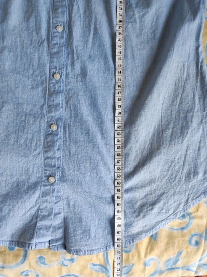 Chemise femme manches longues Pimkie bleu - photo numéro 5