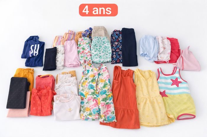 Lot vêtements 4 ans fille
