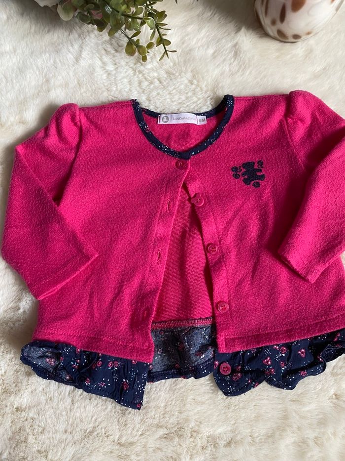 🌸 Lot de 5 gilets fille – Taille 6 mois  TBE 🌸 - photo numéro 5