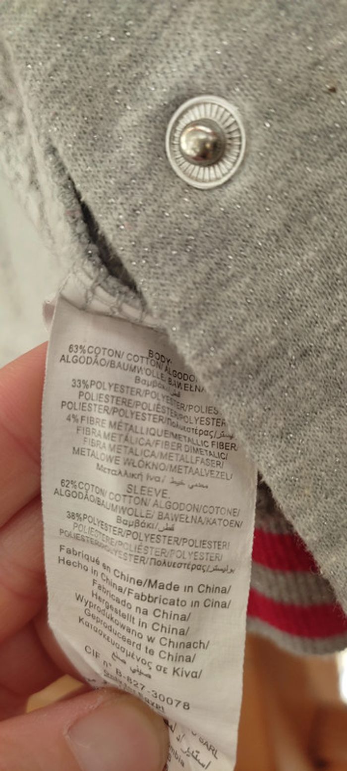 Veste DPAM taille 8 ans coeur - photo numéro 8