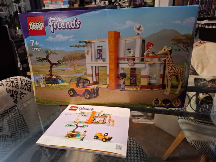 Bien lire boîte Mia's Wildlife Rescue notice et carton vide 41717 Lego Friends Friend