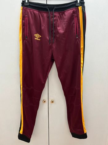 Jogging survêtement slim umbro  bordeaux et moutarde